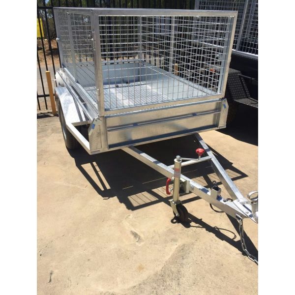 Quality Heavy Duty Galvanized Cage Trailer Single Axle and Tandem Axle wholesale