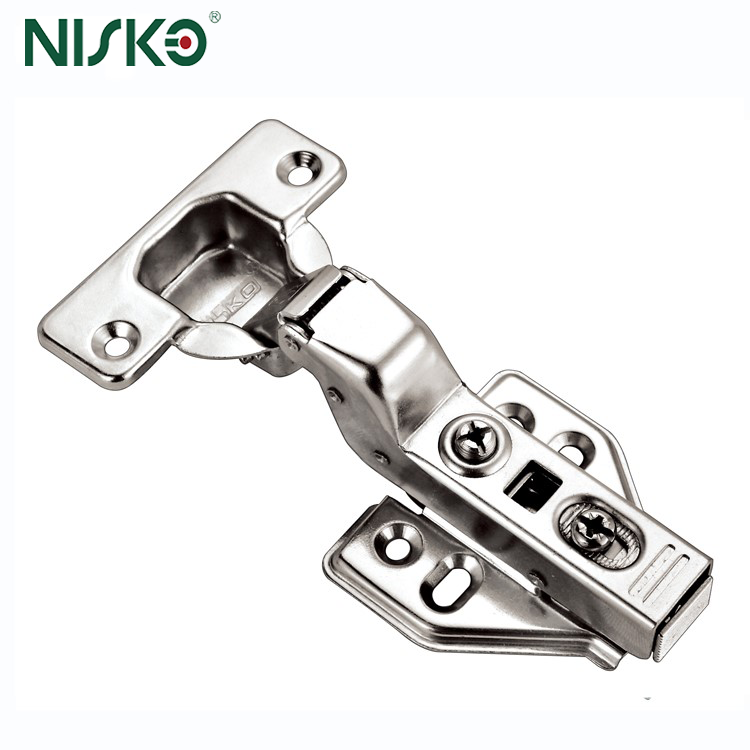 Stainless Steel Clip-On Soft Closing Hinge 105 Degrees Two-Way Cabinet Door