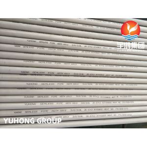 China Tubos de Acero Inoxidable Sin Costura ASTM A312 TP304L  TP316L Annealed Pickling 100% UT ET on sale