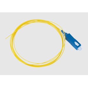 Single Mode Simplex SC APC 9/125 0.9mm Fiber Optic Pigtail