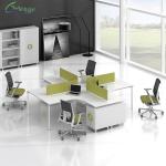 Customizable Open Space Office Workstation with Lockable Drawers and 2 Drawer