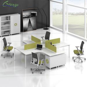 Cheap Customizable Open Space Office Workstation with Lockable Drawers and 2 Drawer Options for sale