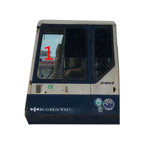Quality High Impact Strength KOMATSU Cab Glass Left Excavator Door Window Replacement wholesale
