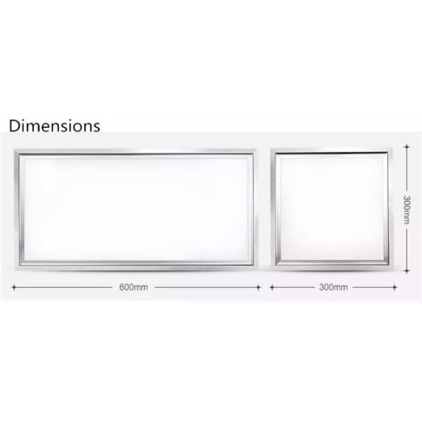 48W LED Ceiling Panel Lights 600mm Warm White Flat Panel Led Lights