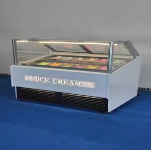 Hotsale Ice Cream Display Case Cabinet Big Capacity Freezing Equipment