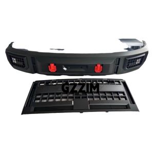 China Car Body Kit Mitsubishi Triton 2024 Front Bumper Guard With Grille Plastic With Black on sale
