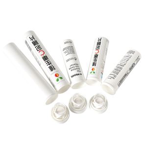 Custom PP Vitamin Tablet Effervescent Empty Plastic Bottles Milk Tablet Tube