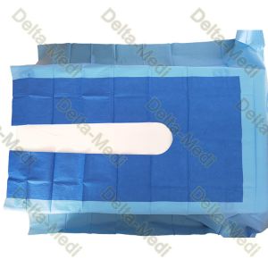SMS Sterile Reinforced Orthopedic Drape U Drape With Split Disposable Surgical