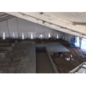 Clear Industrial 50mx55m Warehouse Tent With Heating System