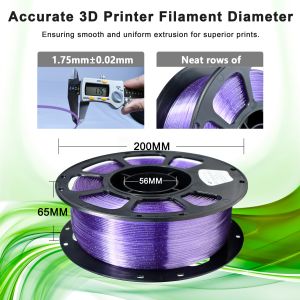 IBOSS 3D Printing Filament 1.75mm Flash Point Purple PETG Filament