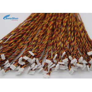 Twisted Custom Auto Wiring Harness , 6Pin Connector wire Cable Harness