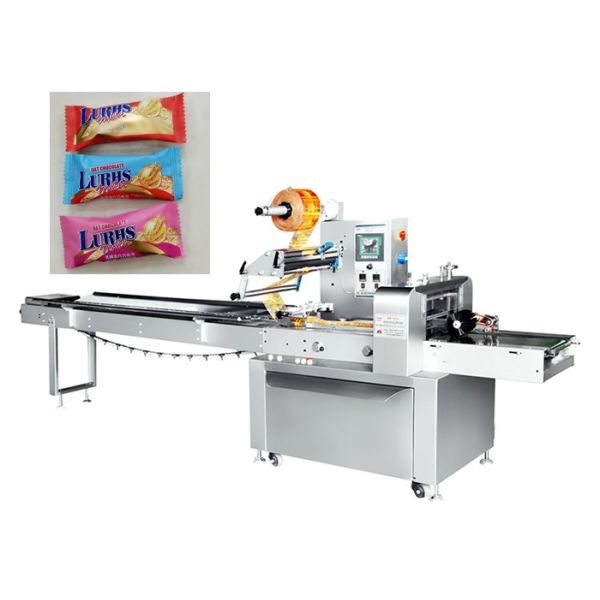 Quality Dried Pork Slices Pillow Folw Packing Machine Easy And Simple Operation wholesale