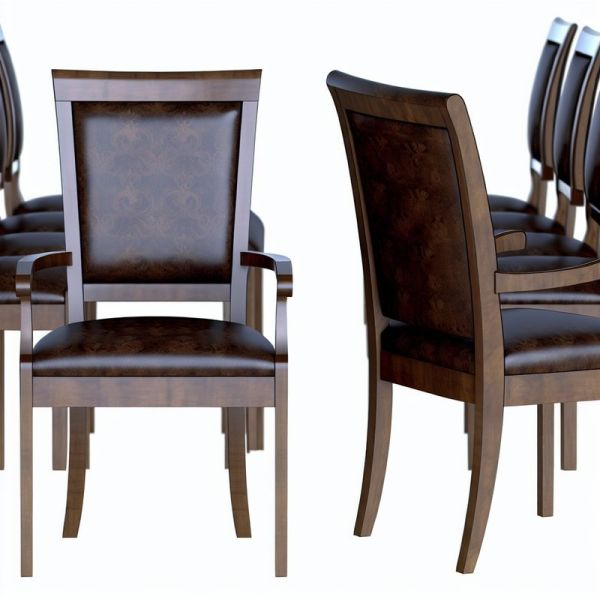 Quality Wooden Dining Armchairs Set of 2 with 24 Inch Armrest Height wholesale