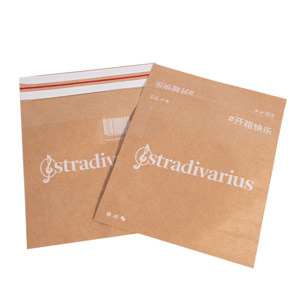 Custom Printed Biodegradable Kraft Paper Bags With Handle for Coffee Bake Shopping