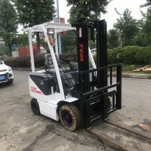 TCM 15 Used Electric Forklift With 3m 1.5Ton Lifting Machine With Core Engine