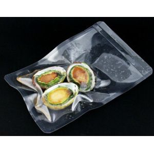 Flat Bottom Zipper Stand Up Aluminum Foil Custom Zip Lock With Logo Snack