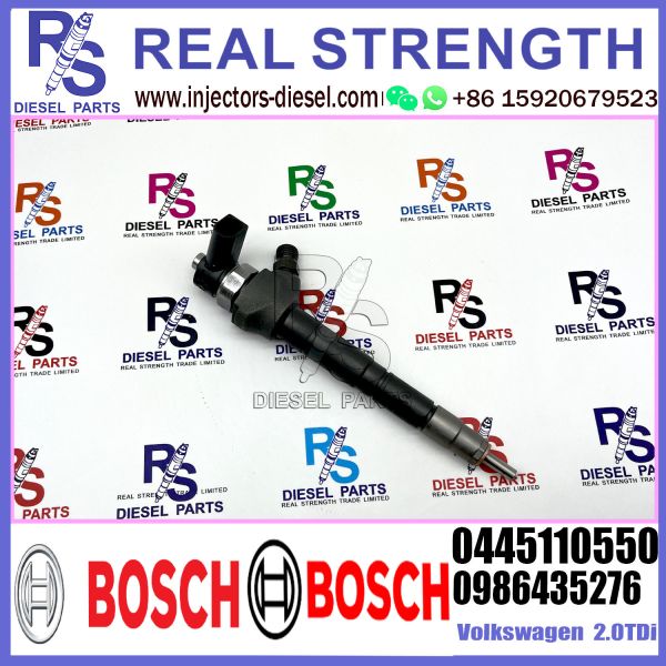 Quality BOSCH Common Rail Fuel Injector 0445110550 0986435276 03L130277P For Volkswagen 2.0TDi Engine wholesale