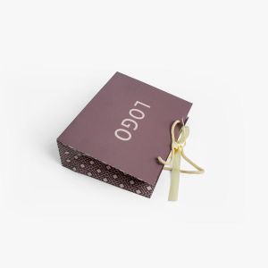 Custom Printed Biodegradable Packaging Brown Kraft Paper Bag With Handle for