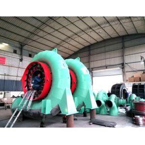 Stainless Steel Horizontal Francis Turbine Generator Automatic Control 6.3kV