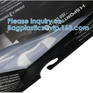 Hooking Bag For Clothing Pouch With Slide Or Self Sealing Zipper, Bag For