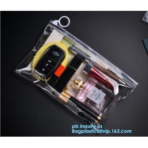 Zipper lock Bag with block slider, PE zipper lock bag, PA plastic bag, slider