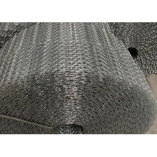 Quality Width 190.5mm Galvanized Pipeline Coating 10Lines Wire Welded Metal Mesh For Offshore Gas Pipeline wholesale