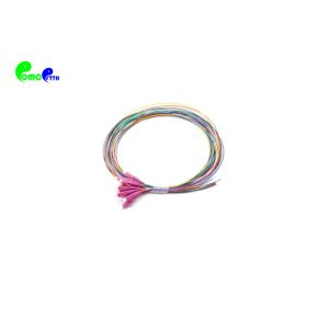 LC OM4 Fiber Optic Pigtail 12 Colored 12 Fibers 900μm 2m pigtail set LSZH loos