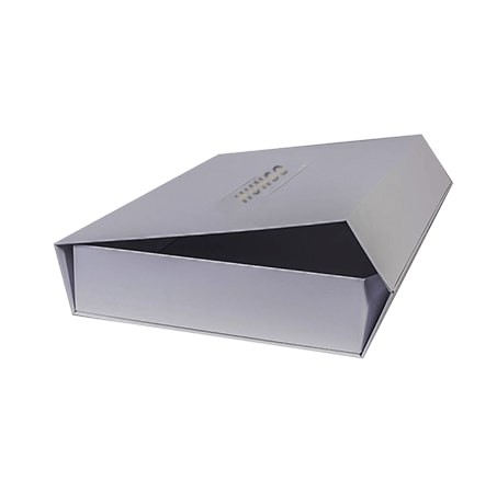 White Rigid Magnetic Gift Box CMYK Pantone Collapsible Paper Box