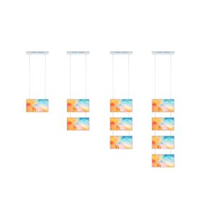 27 Inch FHD Window LCD Display 2000nits Hanging Mount