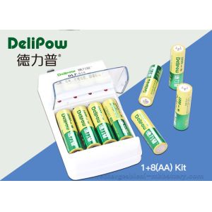 Cheap Environmental 8 AA 1000mAh Rechargeable Batteries And Charger for sale