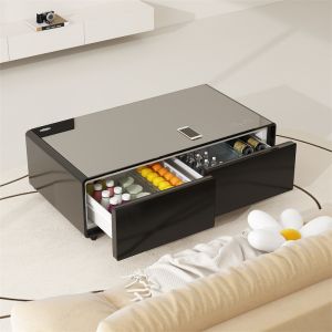 Multifunctional Refrigerator with Refrigerated Drawer Cabinet Coffee Table