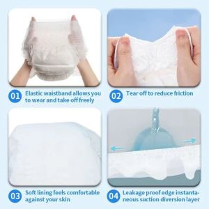 Unisex Easy Wear Pull Up Pants with Odor Control Performance