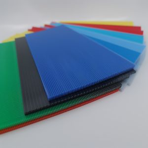 10mm Corrugated Plastic Sheets Lightweight Smooth Protection