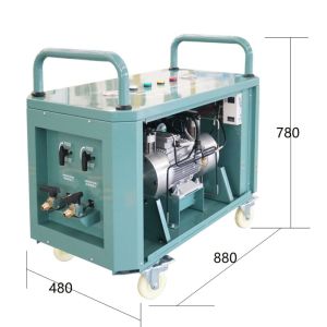 2HP oil less refrigerant storage tank recovery machine R134a recovery pump