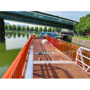 Aluminum Floating Pontoon Docks Marine Floating Dock Pier Design For Sea Lake