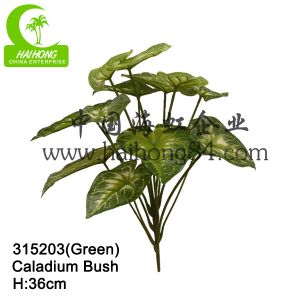 Cheap High Simulation Luxury 13pcs Plastic Palm Tree Leaves 36cm Height for sale