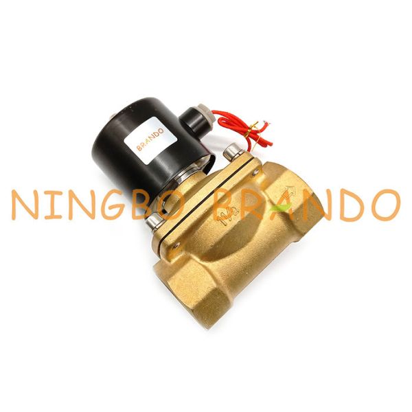 Quality 1-1/2'' Inch Threaded UW-40 2W400-40 2/2 Way NC Brass Solenoid Valve wholesale