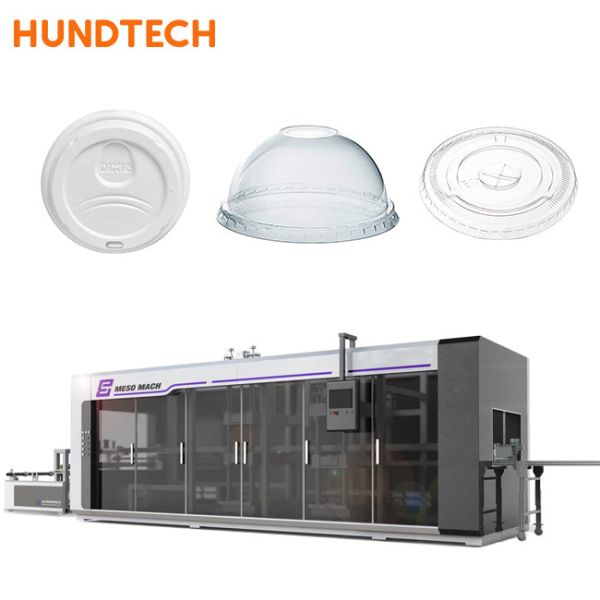 High Efficiency Plastic Thermoforming Machine Disposable Cup Lid