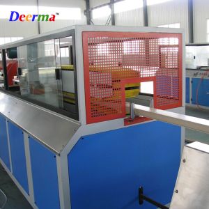 180 250 kg/h Output WPC Door Frame Profile Production Extrusion Line Machine at