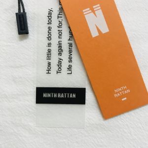 OEM Debossing Wedding Thank You Cardboard Swing Hang Tag With Rope