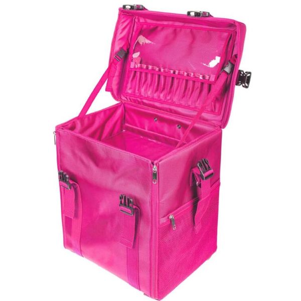 Durable Stackable Makeup Vanity Case , Professional Makeup Cases On Wheels