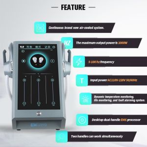 Ce 13 Tesla Ems Slim Machine , Body Sculpting Machine