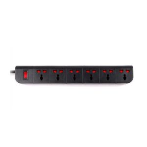 6 outlet Universal Type Extension Socket With On/Off Switch, USB