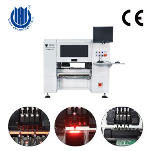 4 Heads Vertical SMT Pick And Place Machine CHM-650 Automatic PNT Machine For