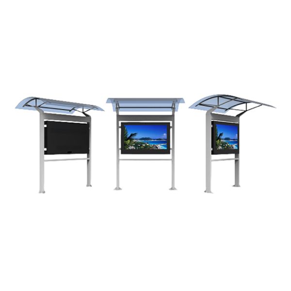 55 Inch High Brightness Ip65 Waterproof Digital Signage Floor Stand Lcd Screen Outdoor Advertising Display