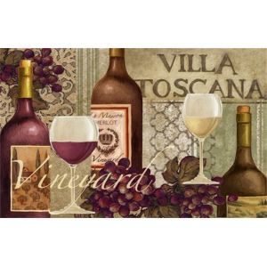 Anti Fatigue Kitchen Mats With NBR Foam Puzzle Style Printed Pattern