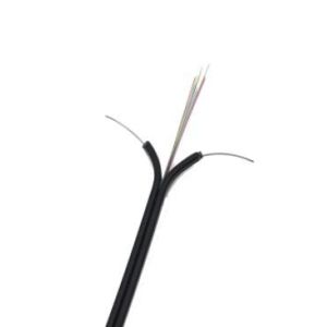 1 2 4 6 Core FTTH Indoor Drop Cable With LSZH Jacket