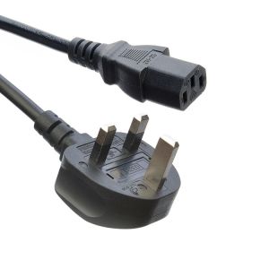 Network SDK UK BS Standard C5 C19 Connector 3 Pin Line Lead Strip Wire Power
