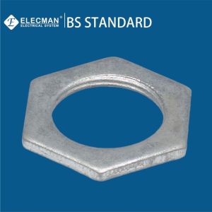 Galvanized Heavy Steel Hexagon Malleable Iron And Steel Fittings Conduit Lock Ring 20mm-32mm