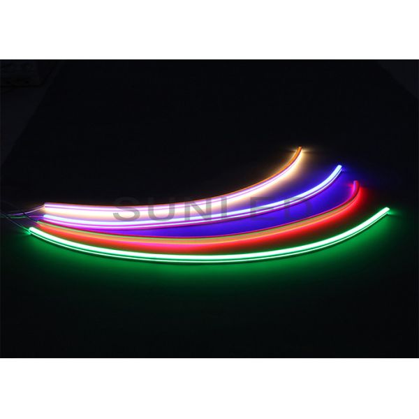 Quality Portable Neon LED Flexible Strip Lights DC 24V IP67 Silicone Resin Body Material wholesale